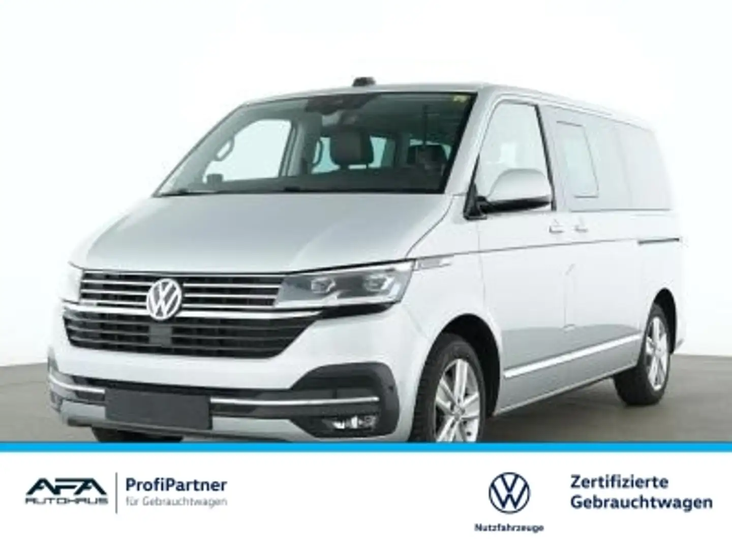 Volkswagen T6.1 Multivan 2,0 TDI Highline 4 Motion DSG LED*Navi*AHK*STHZ Plateado - 1