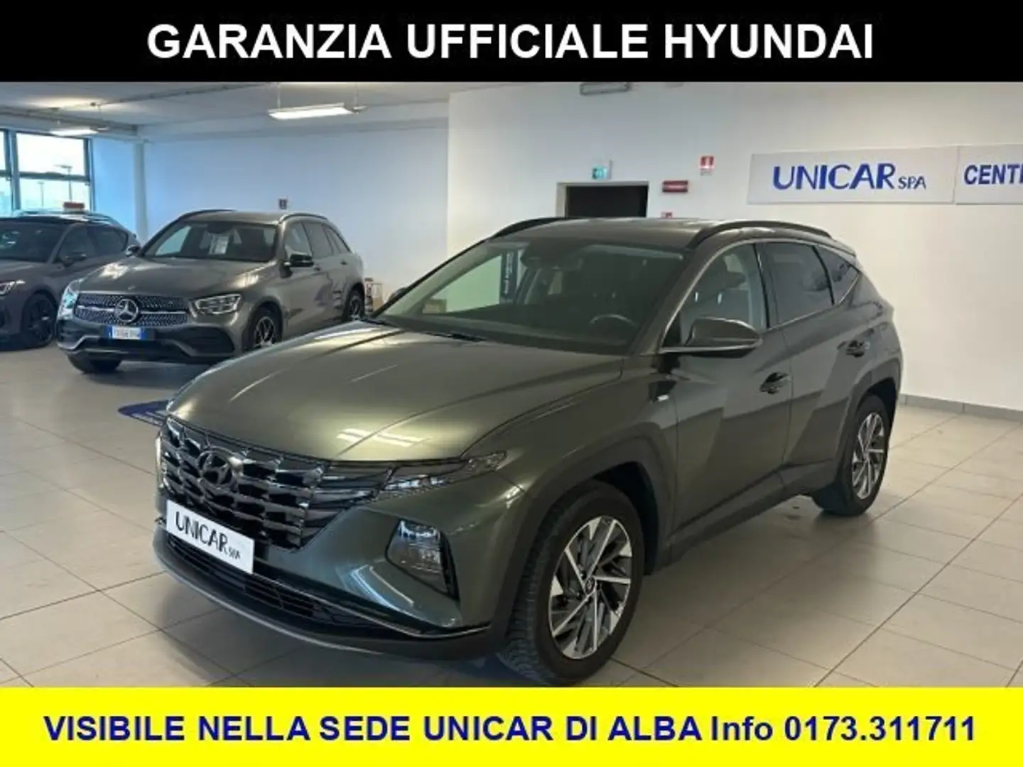 Hyundai TUCSON 1.600 BENZINA 150CV XLINE 2WD + GARANZIA UFFICIALE Gris - 1