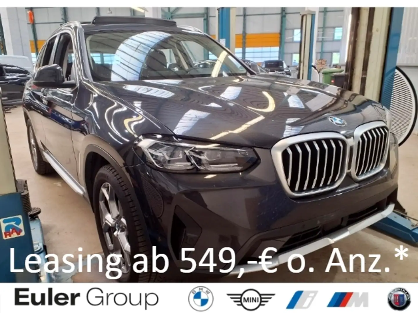BMW X3 xDrive20d AHK Pano ACC Sportsitze H/K LCProf adFW Gris - 1