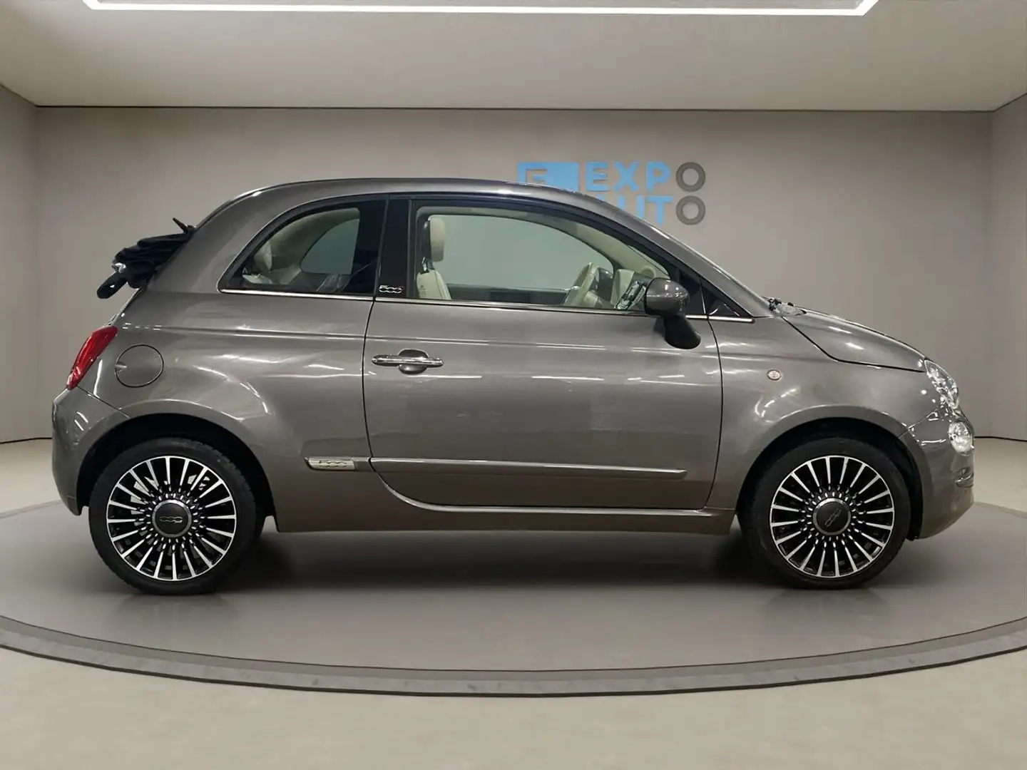 Fiat 500 1.2 8v 51kW (69CV) Lounge Gris - 2