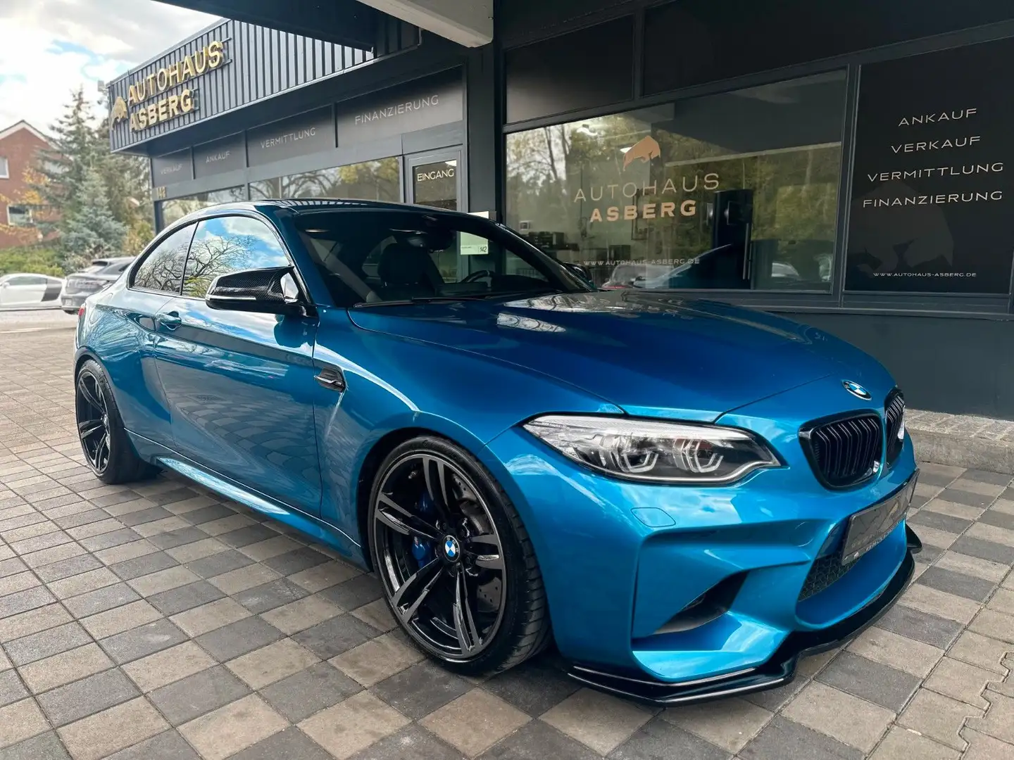 BMW M2 Coupé Long Beach Blau Performance Carbon Kék - 1