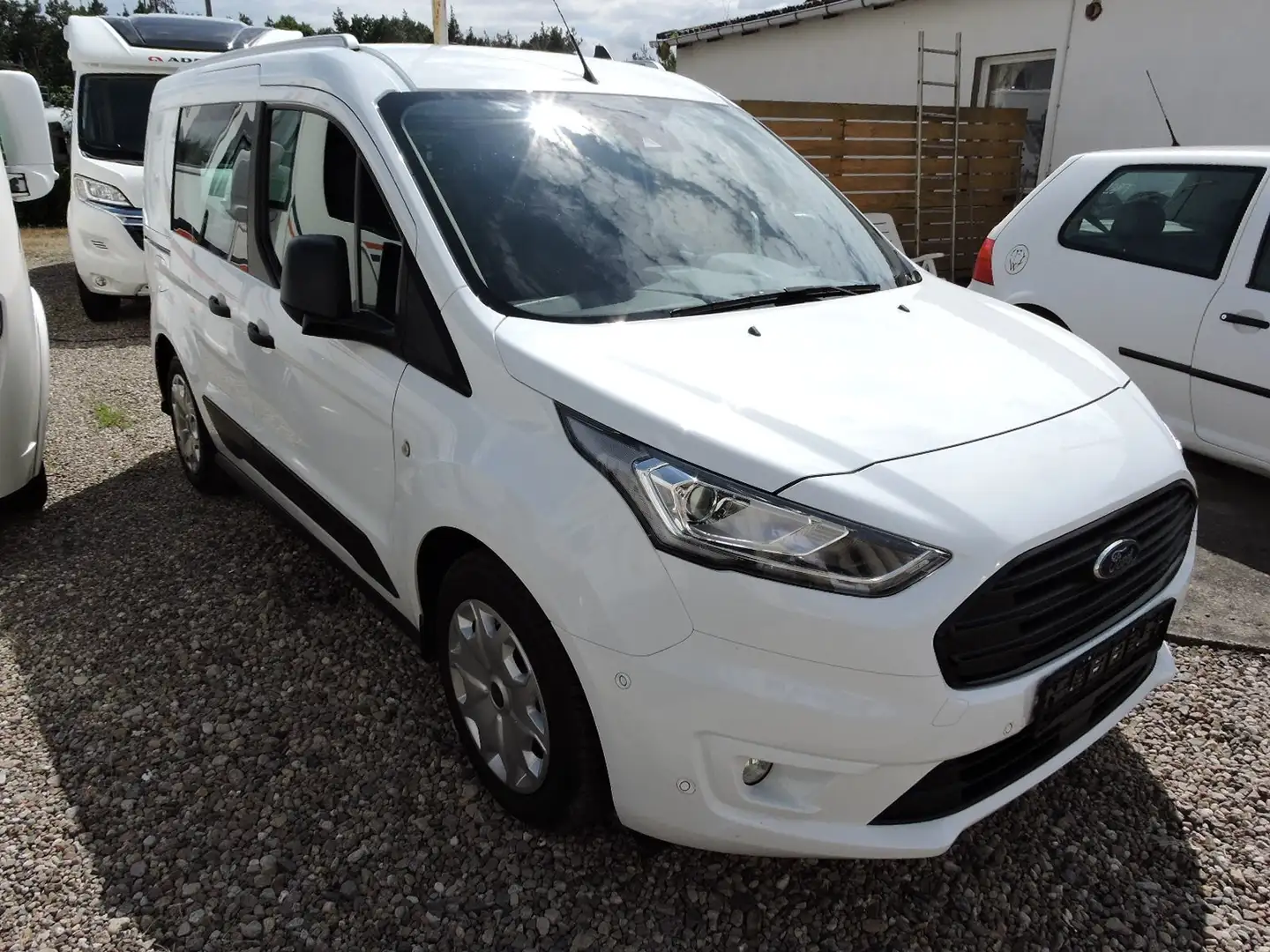 Ford Transit Connect Kasten-Kamera, Xenon, PDC, Navi, AHK, Sortimo Wit - 2