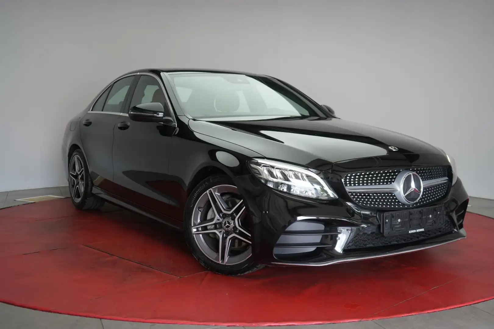 Mercedes-Benz C 220 d 9G-Tronic AMG Navi/Leder/Distronic/Kamer Zwart - 1