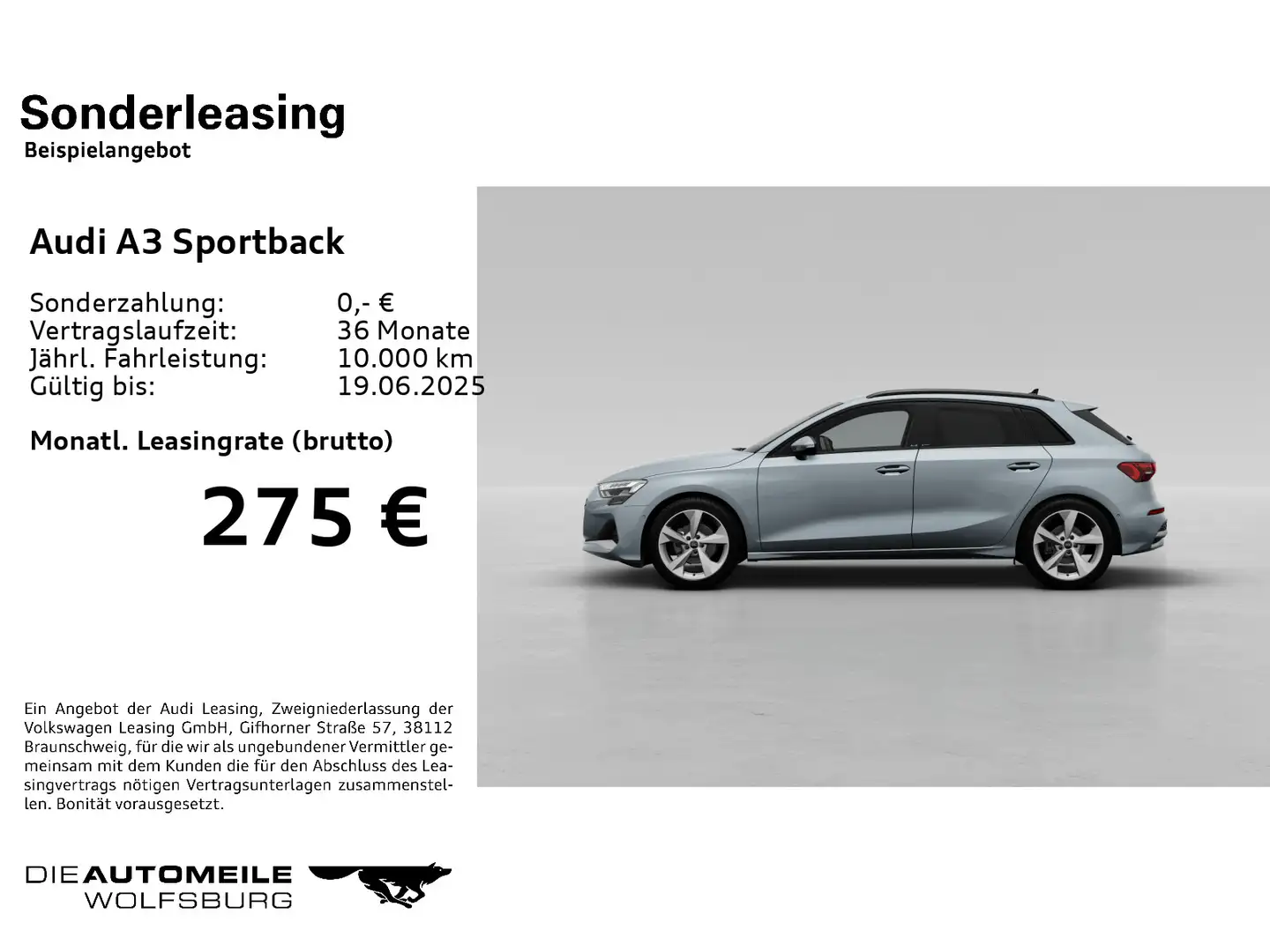 Audi A3 30 TFSI advanced Business/LED/Conne Grau - 2