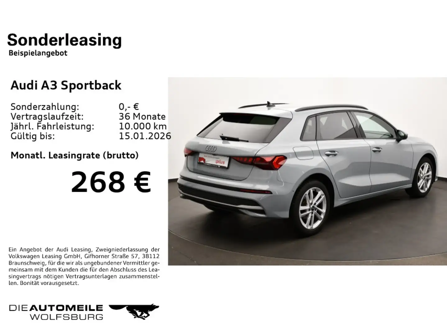 Audi A3 30 TFSI advanced Business/LED/Conne Grau - 2