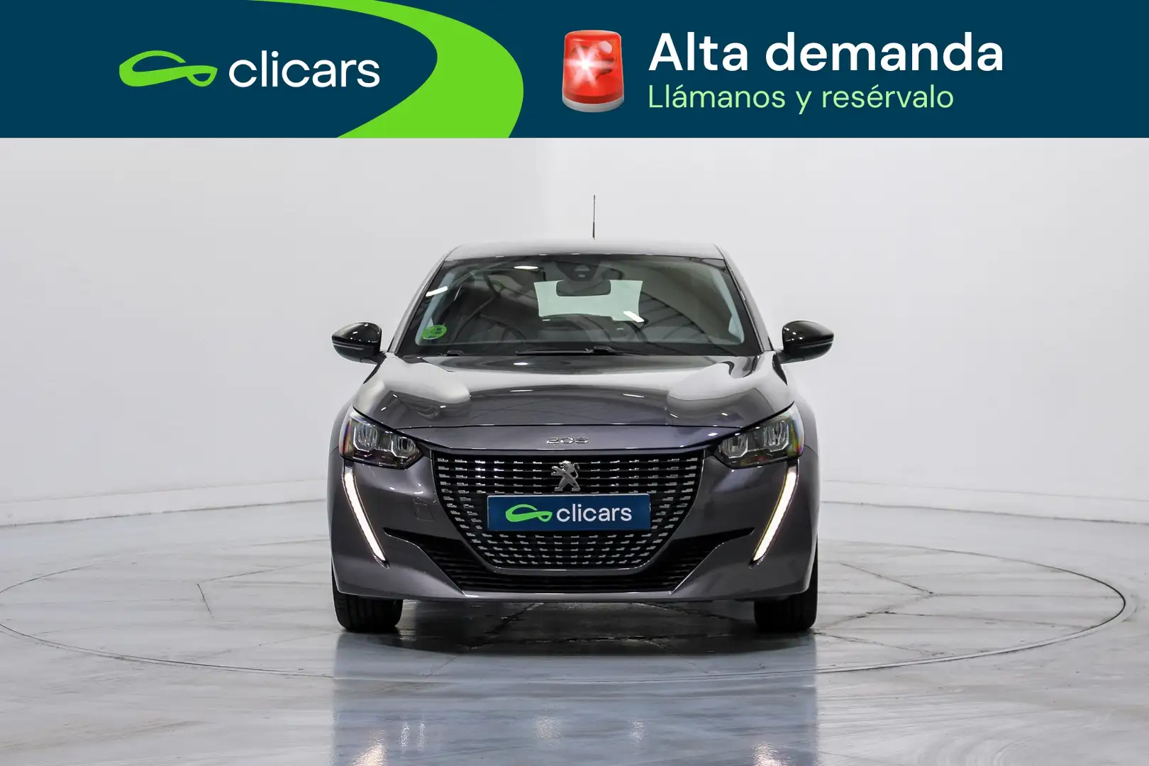 Peugeot 208 1.2 Puretech S&S Active Pack 100 Gris - 2