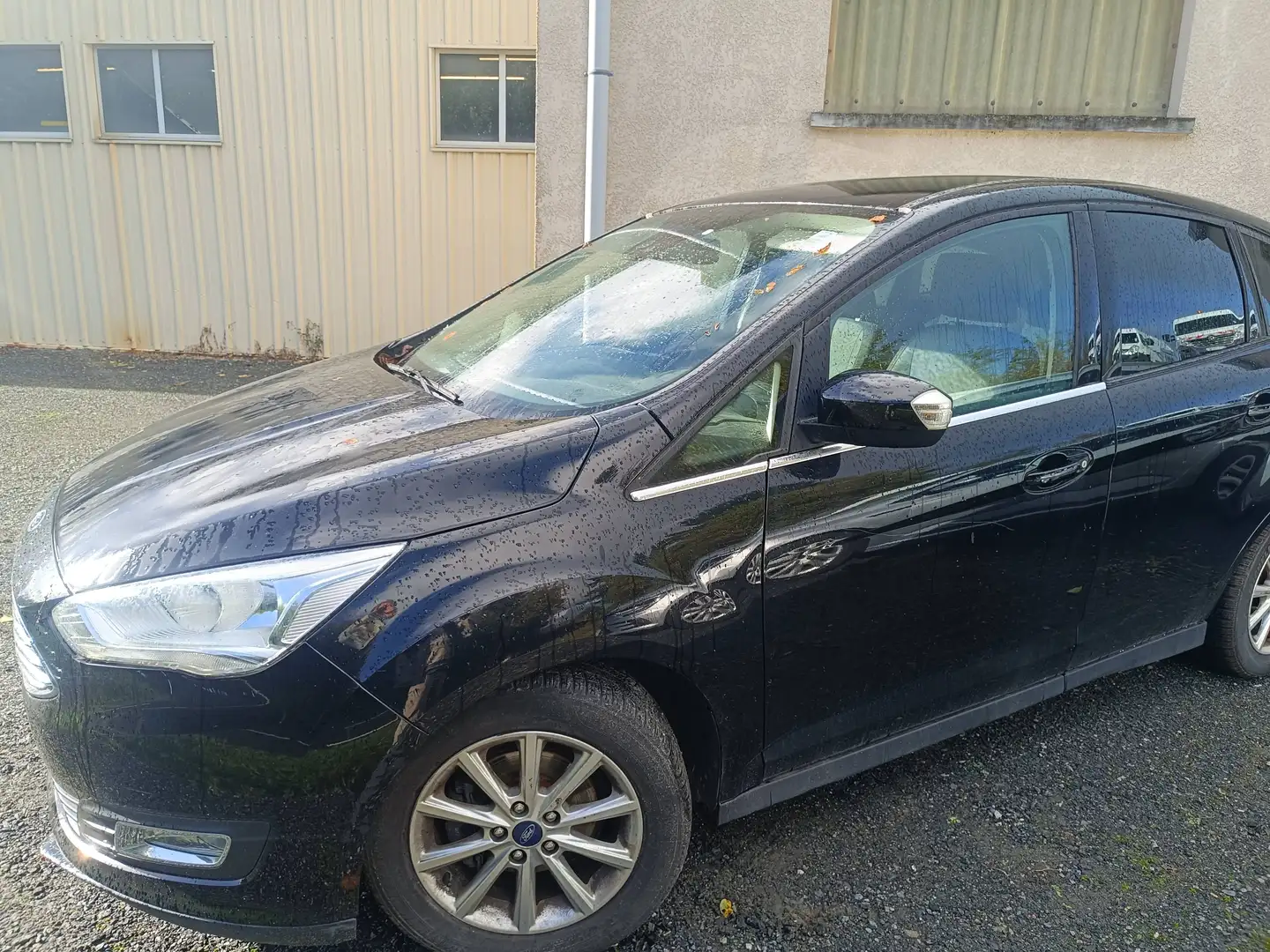 Ford C-Max TDCi 120ch  Titanium PowerShift Euro6.2 Noir - 2