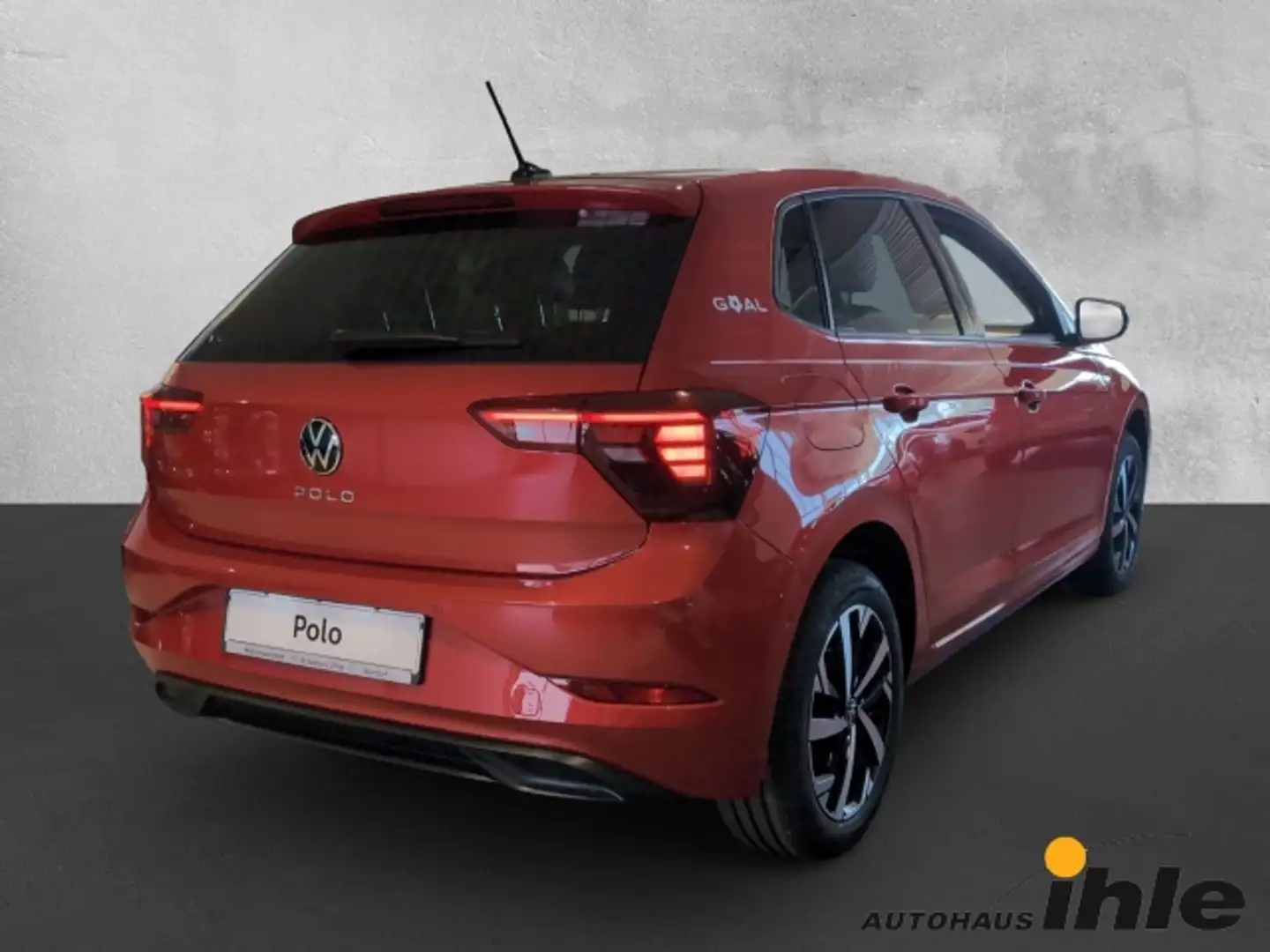 Volkswagen Polo 1,0 TSI DSG Goal NAVI+APPCONNECT+ACC+SITZHZG Rot - 2
