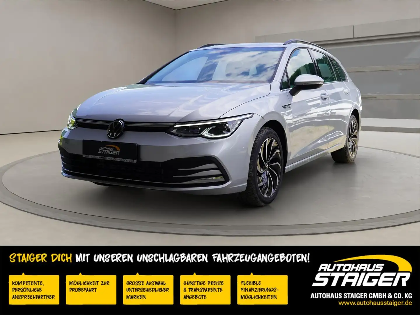 Volkswagen Golf Variant Style 1.5 TSI+Kamera+ACC+LED+Navi+ Argintiu - 1