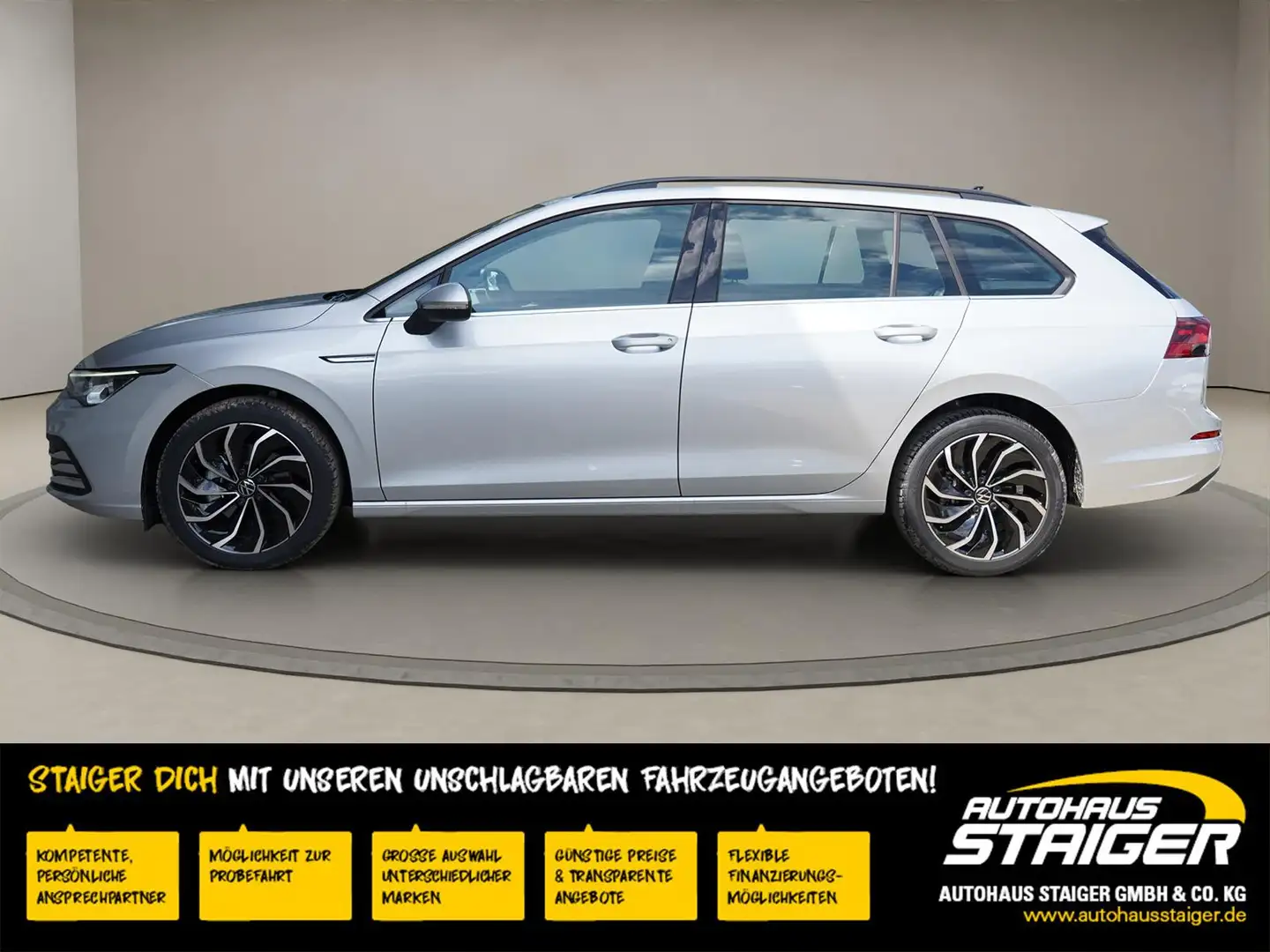 Volkswagen Golf Variant Style 1.5 TSI+Kamera+ACC+LED+Navi+ Argintiu - 2
