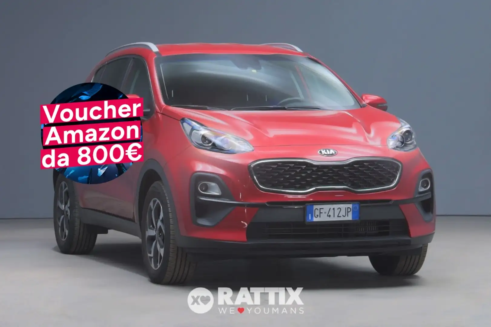 Kia Sportage 1.6 CRDI Mhev 136CV Business Class DCT Rosso - 1