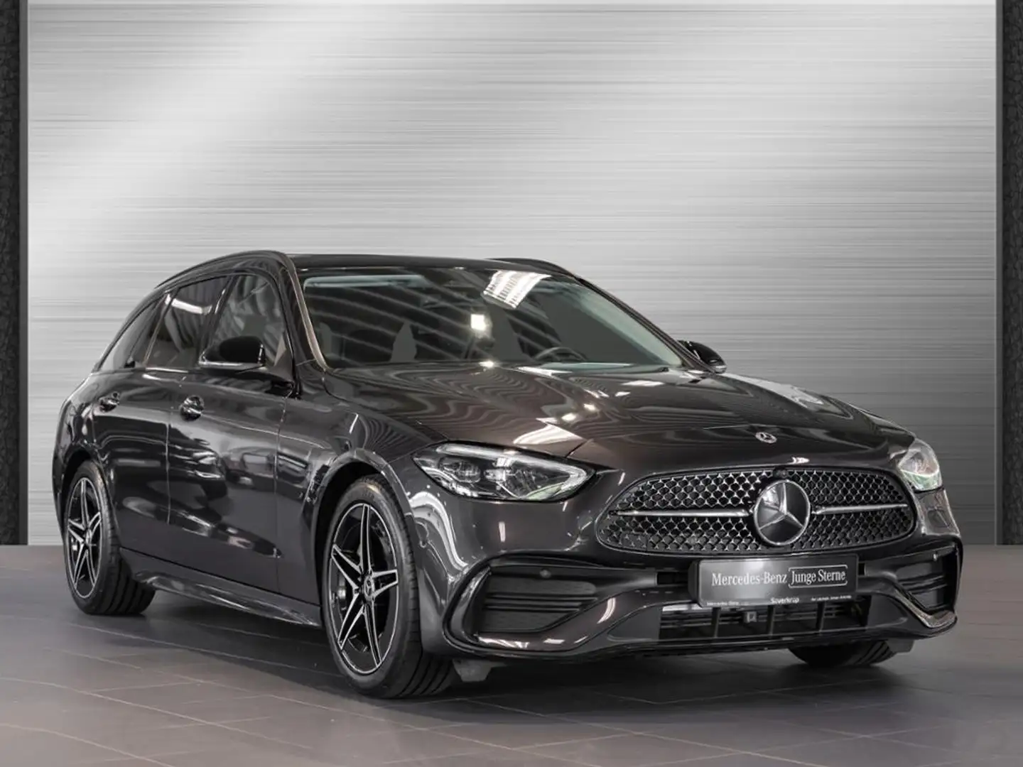 Mercedes-Benz C 220 T d ,  AMG NIGHT SPUR PANO KAMERA PDC SHZ Grau - 2