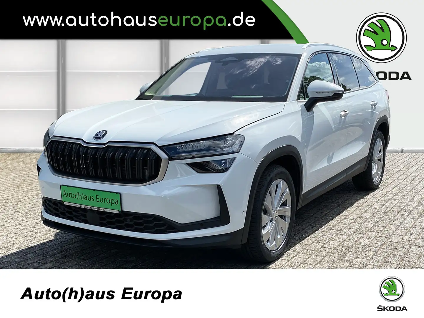 Skoda Kodiaq 2.0 TDI Selection 110KW el Sitze, Kam, ACC, AHK, C Weiß - 1