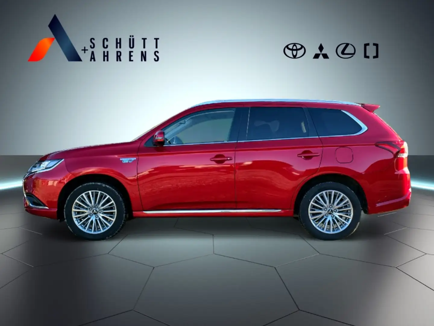 Mitsubishi Outlander PHEV Basis Spirit SHZ Regensensor Temp Rückfahrkam Rouge - 2