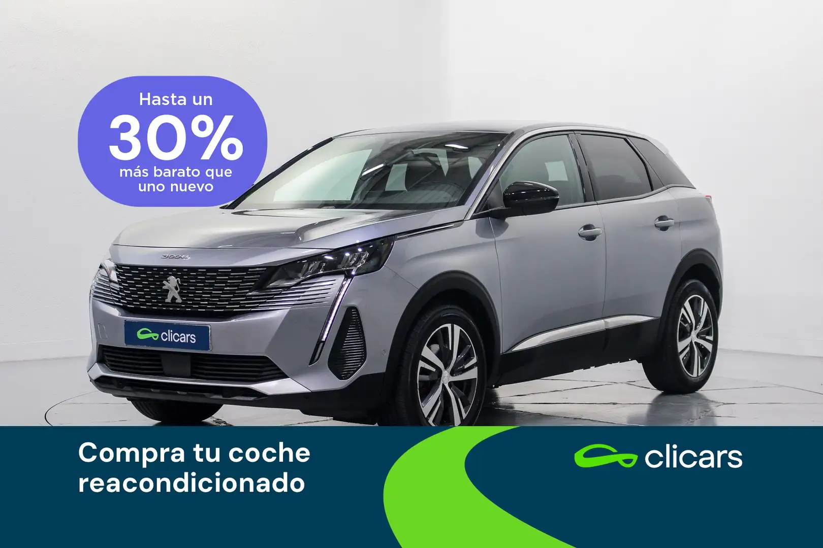 Peugeot 3008 1.2 S&S PureTech Allure Pack 130 Argent - 1