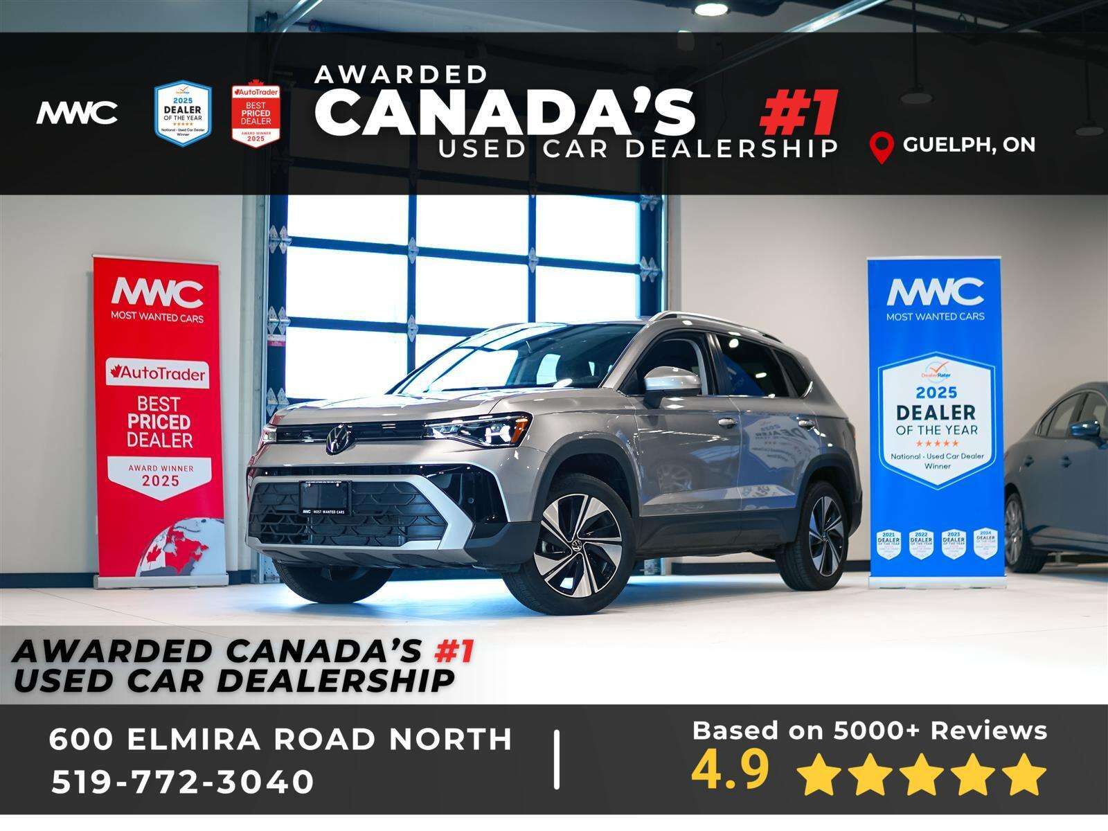 2025 Volkswagen Taos COMFORTLINE | AWD | BLIND SPOT | NO ACCIDENTS