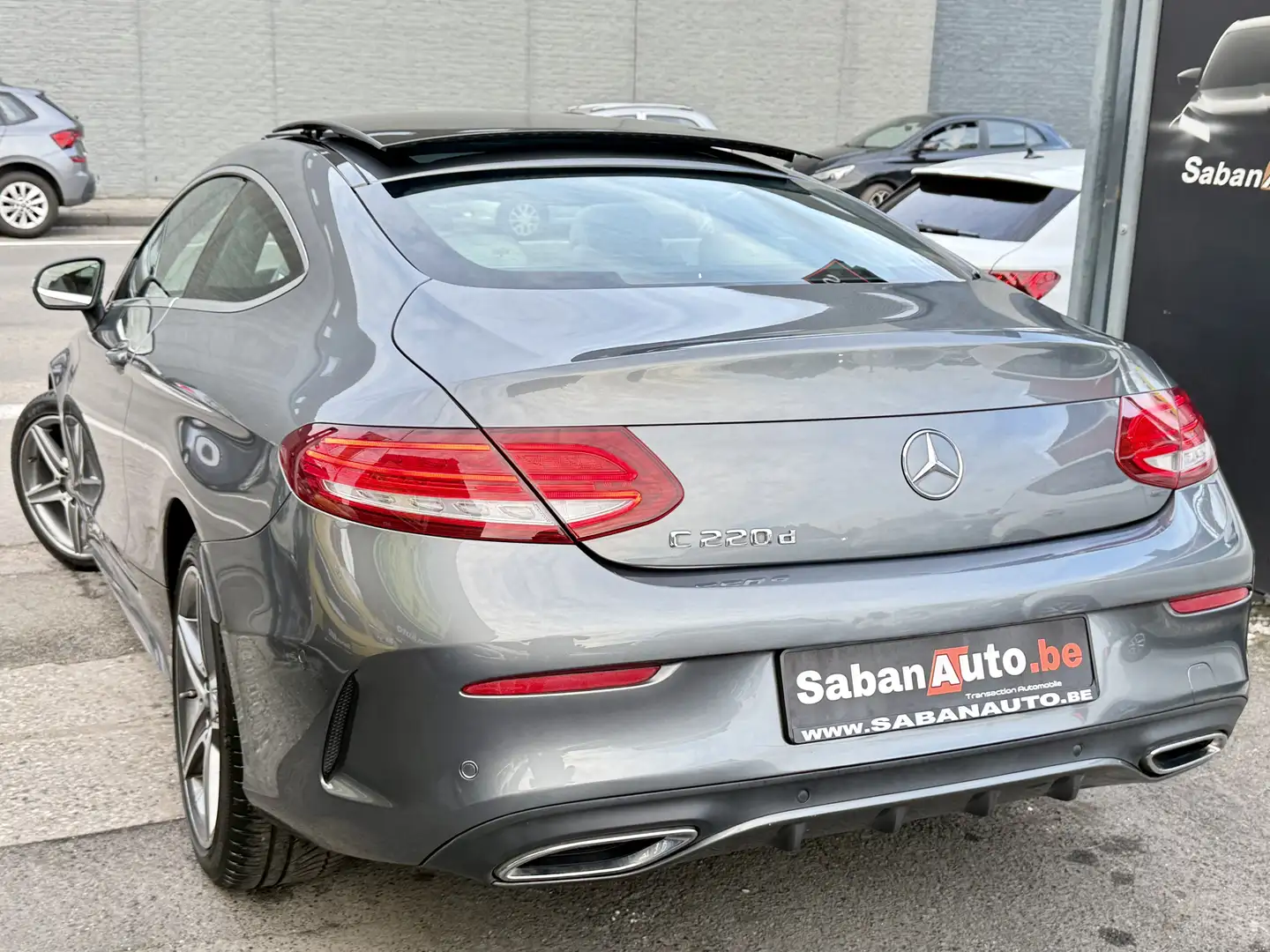 Mercedes-Benz C 220 Coupe C 220 CDI ° PACK AMG ° AUTOMATIQUE Gris - 2