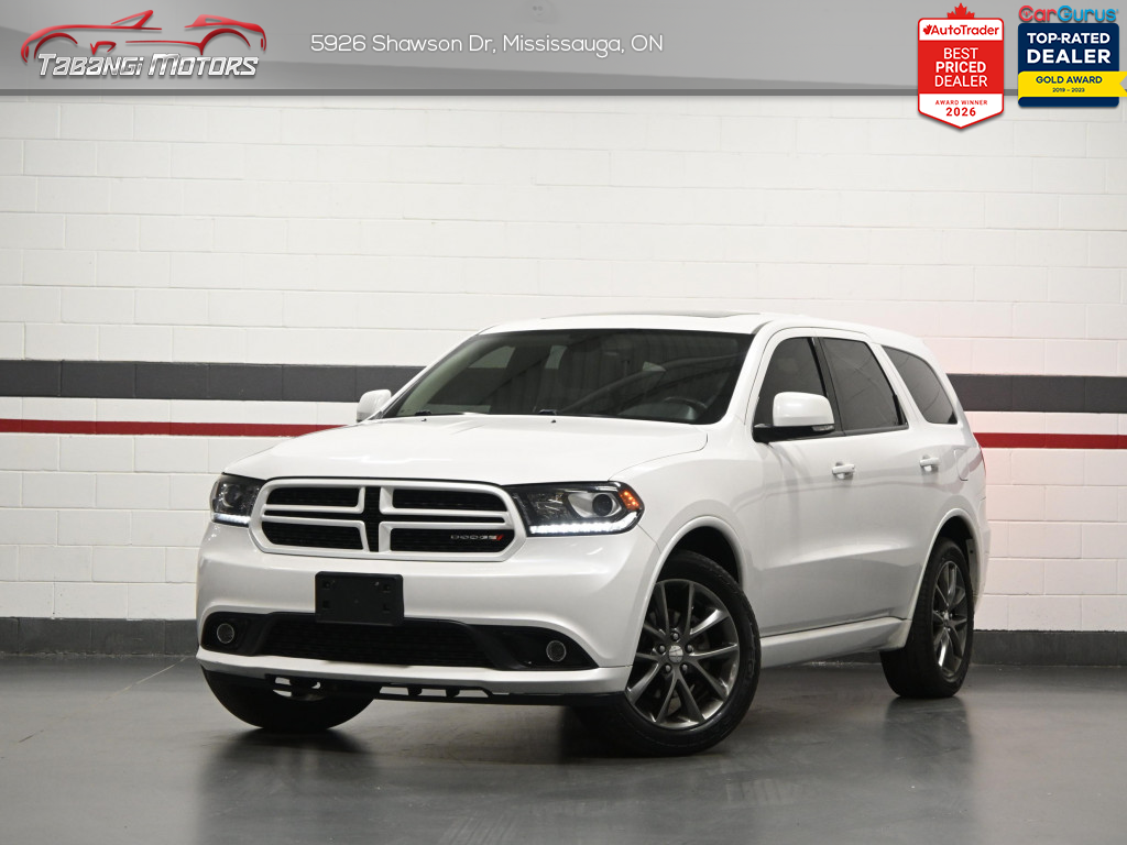 2017 Dodge Durango GT Leather Navigation Sunroof Heated Seats Remote