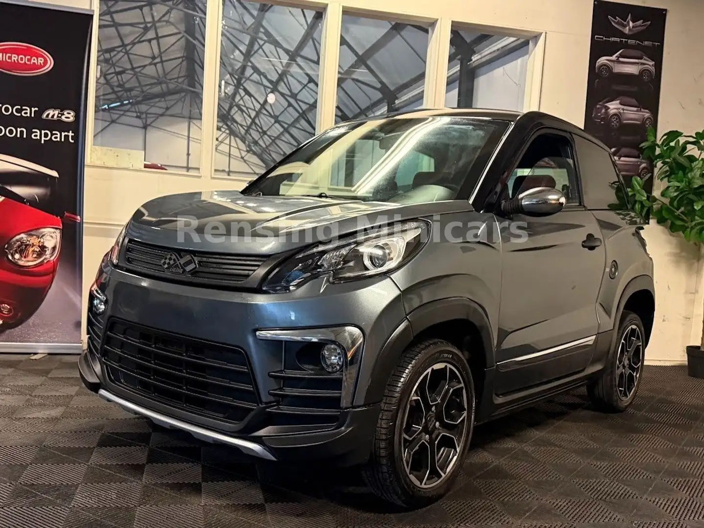 Ligier JS 60 JS60 SERVO SPORT 8PS Mopedauto Microcar 45 KM Grau - 2