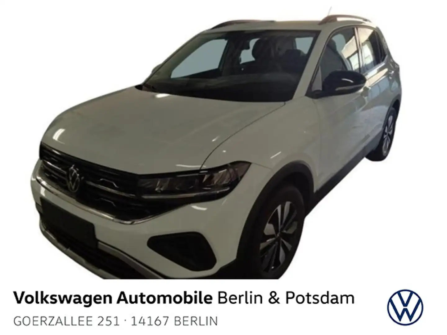 Volkswagen T-Cross 1.0 TSI DSG Goal Navi LED 3 J. Anschl.Ga Weiß - 1