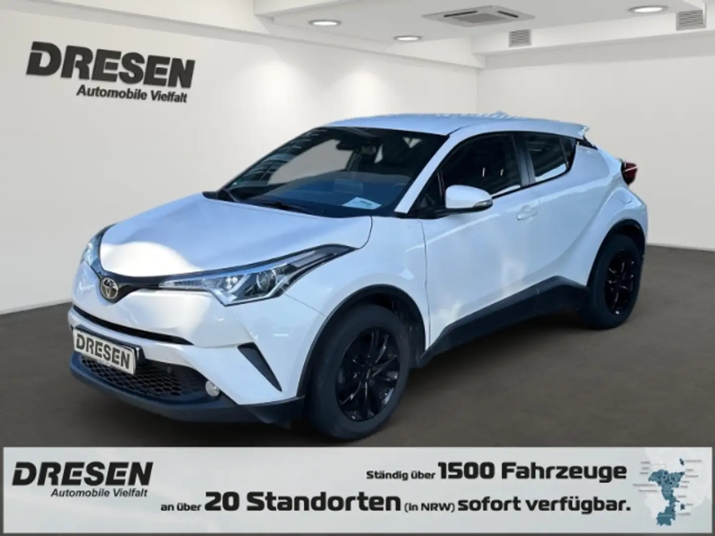 Toyota C-HR 1.2 Turbo Flow Mehrzonenklima DAB Spurhalteass. Fe Bianco - 1
