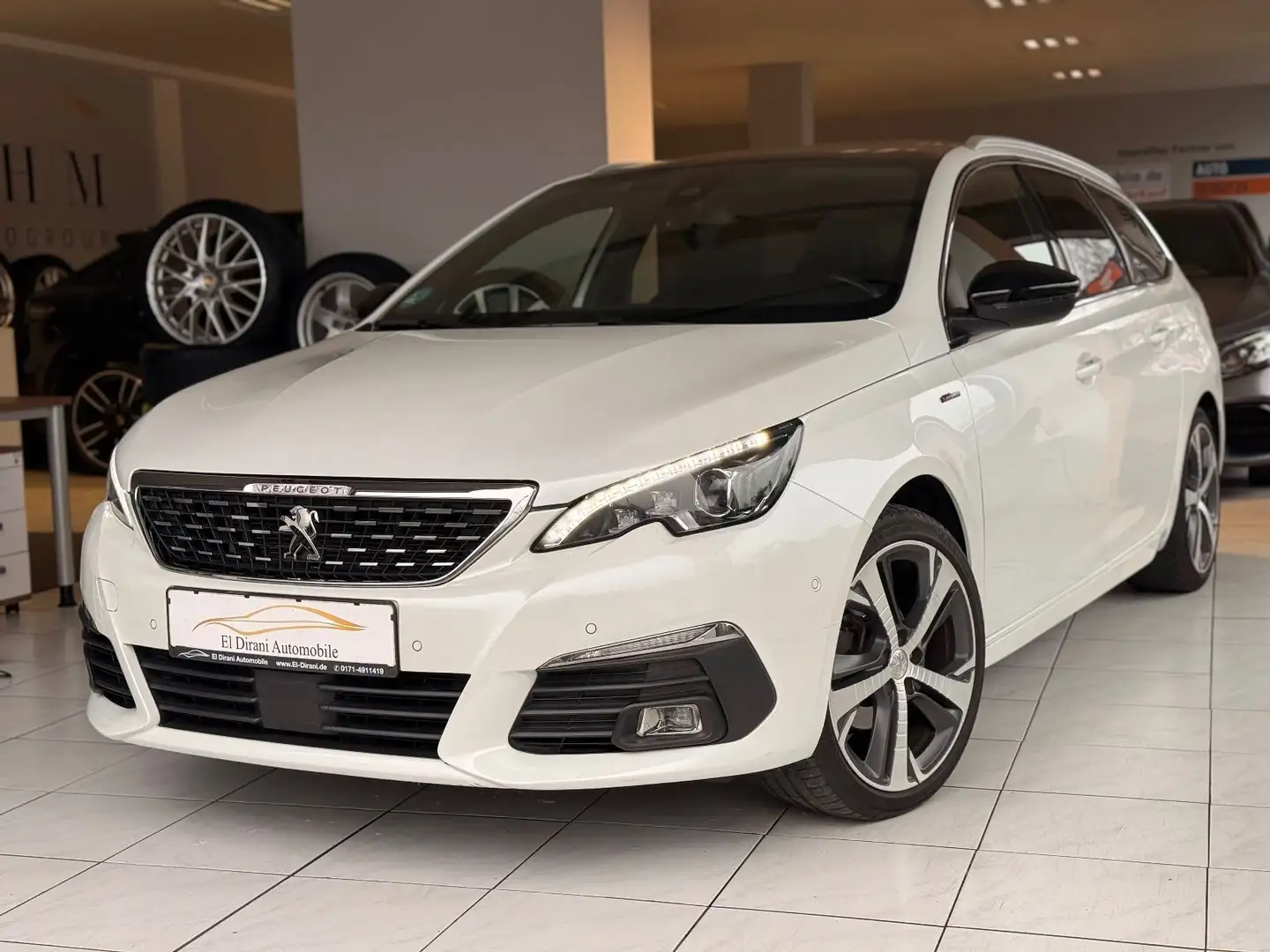 Peugeot 308 SW Aut. GT-Line LED/AHK/Massage/Keyless/Pano Weiß - 1