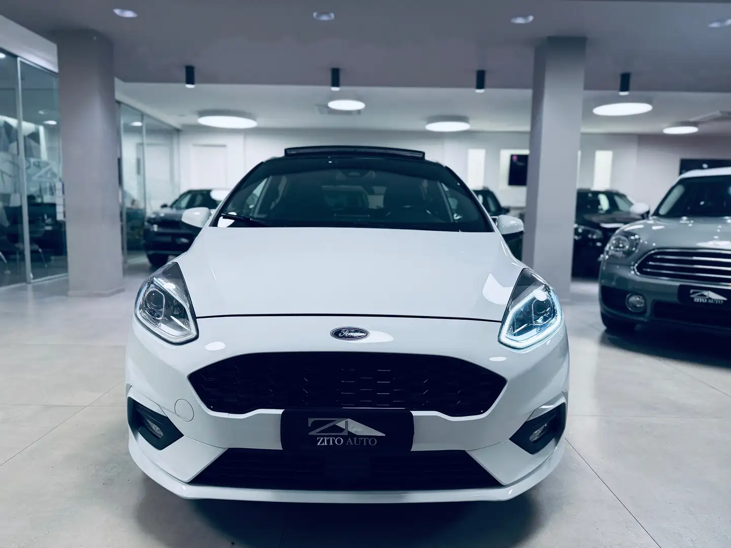 Ford Fiesta 5p 1.0 ecoboost ST-line 140cv Blanc - 2