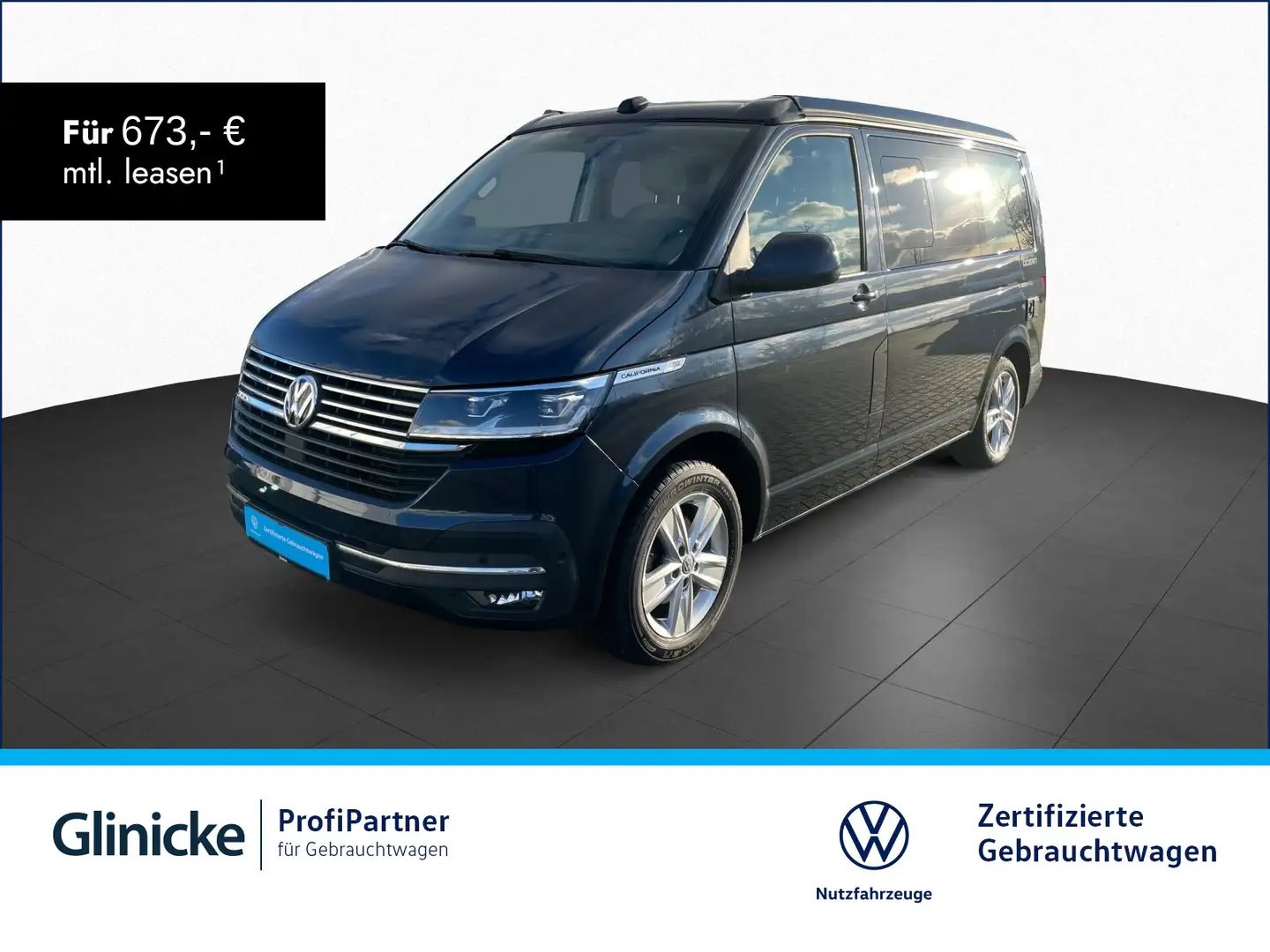 Volkswagen T6.1 California Ocean 2.0 TDI DSG AHK NAVI DCC A Blau - 1