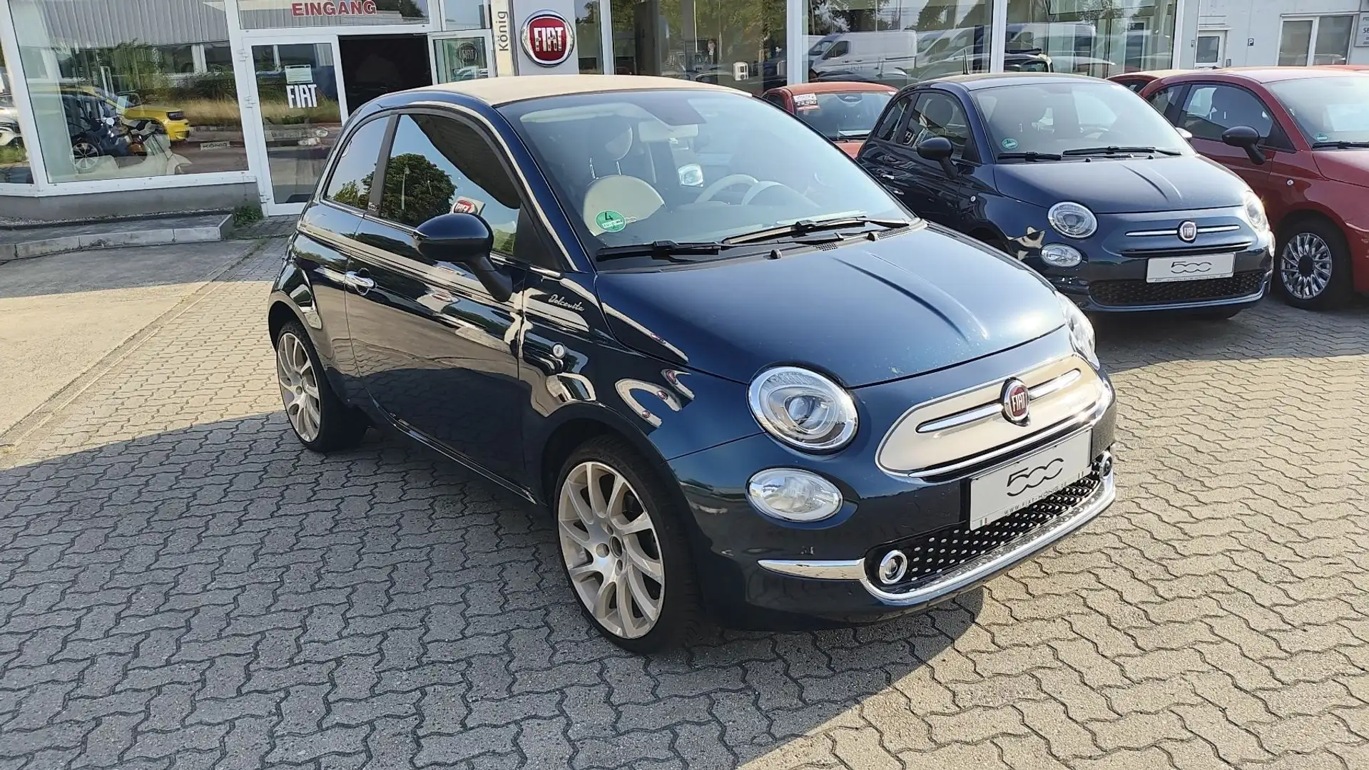Fiat 500C Yacht Club by Irmscher Navi Allwetterräder Blau - 2