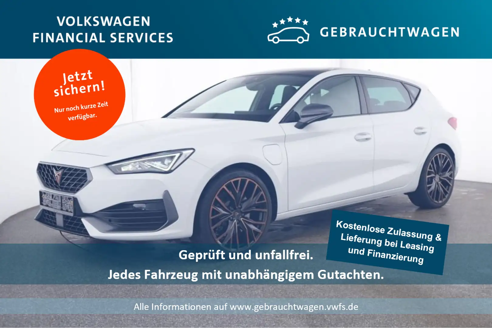CUPRA Leon 1.4 e-Hybrid DSG PDC*Tempo*Klima*NAV*SH Bianco - 1