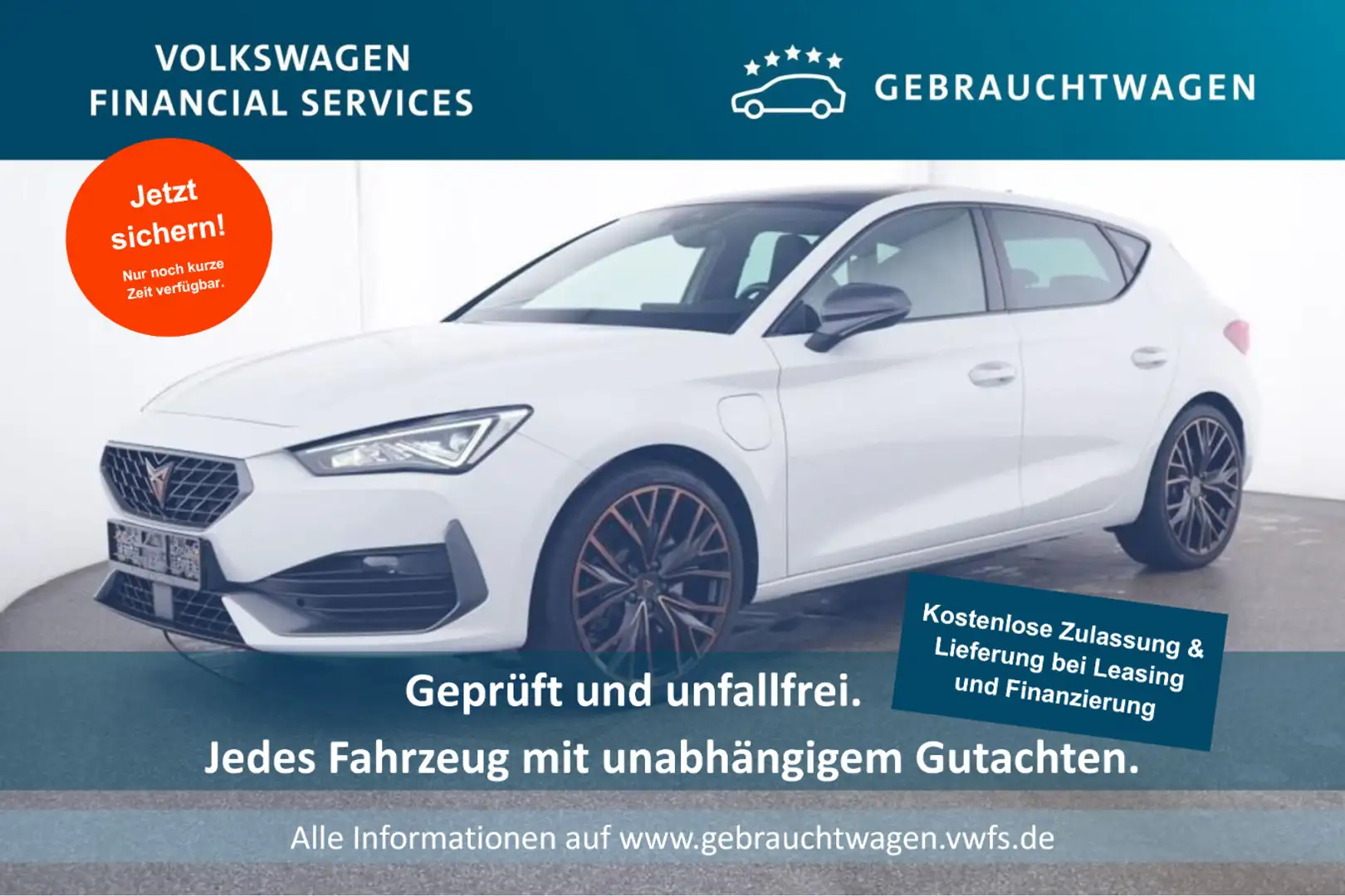 CUPRA Leon 1.4 e-Hybrid DSG PDC*Tempo*Klima*NAV*SH Blanc - 1