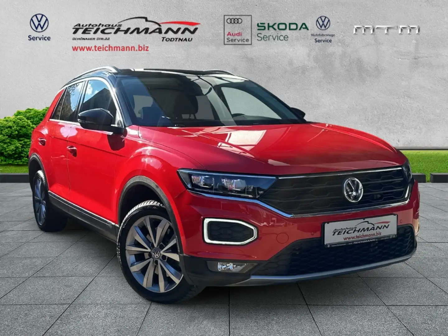 Volkswagen T-Roc 2.0 TDI DSG 4Motion Style Rouge - 2