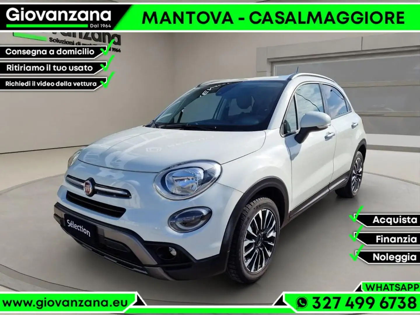 Fiat 500X 1.0 T3 Cross RS 120cv NEOPATENTATI Bianco - 1