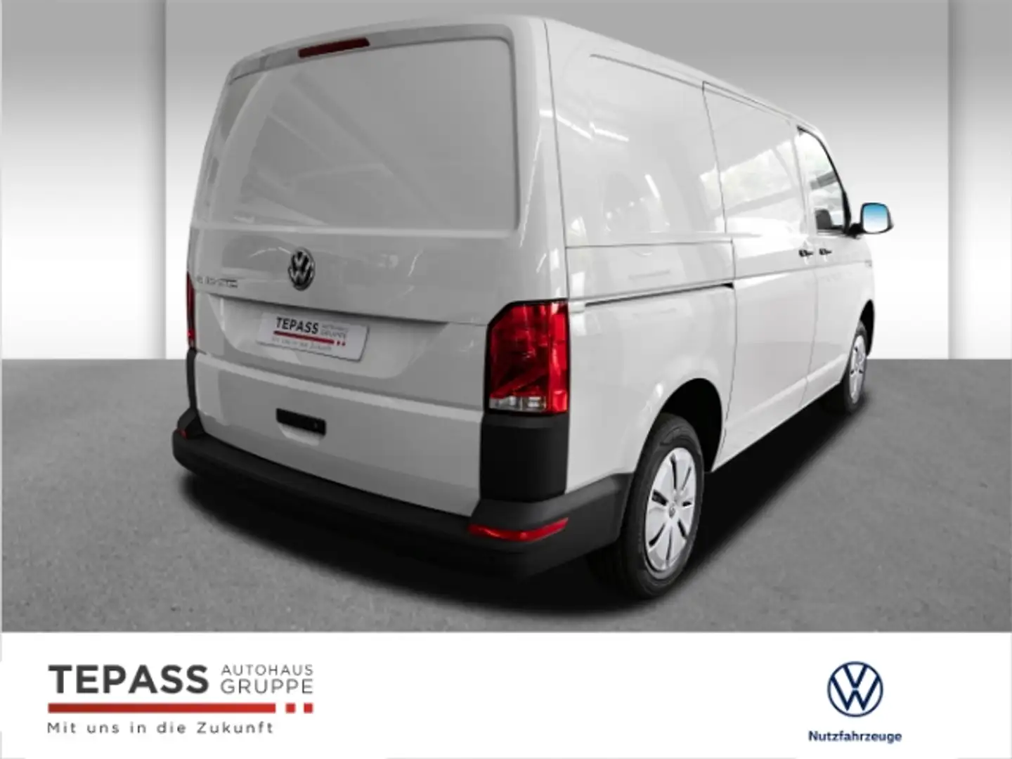 Volkswagen T6.1 Transporter 2,0l TDI RADIO KLIMA PDC Weiß - 2