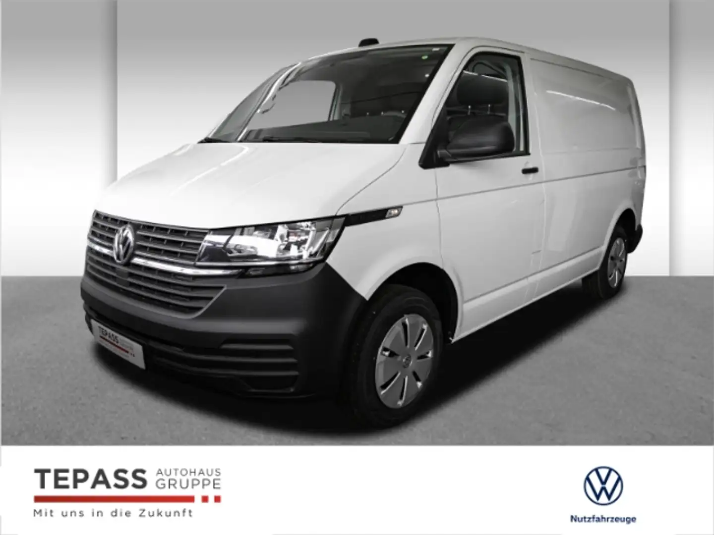 Volkswagen T6.1 Transporter 2,0l TDI RADIO KLIMA PDC Weiß - 1
