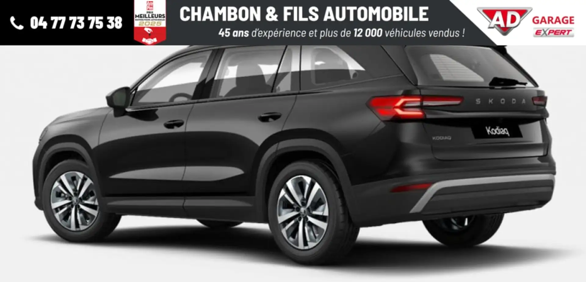 Skoda Kodiaq 1.5 TSI 150 ch Hybrid ACT DSG7 7pl Selection Zwart - 2
