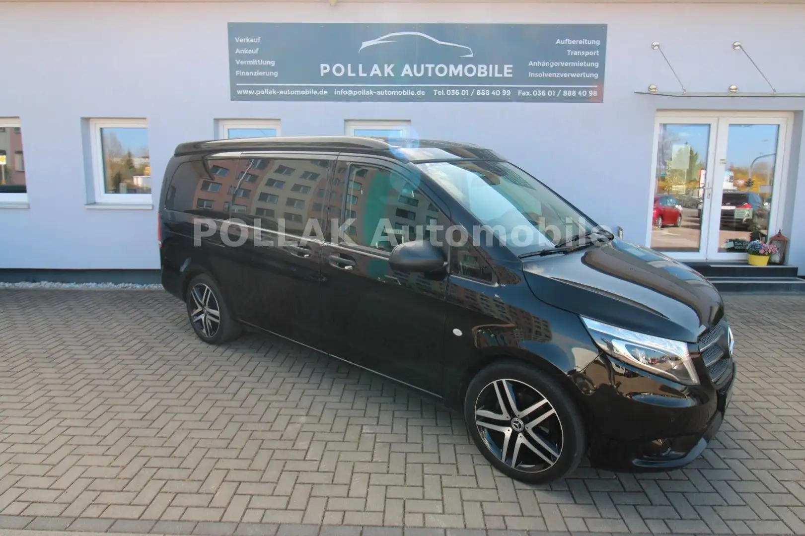 Mercedes-Benz Vito Marco Polo*LED*STHZ*NAVI*LEDER*GRA*APP*SHZ* Zwart - 1