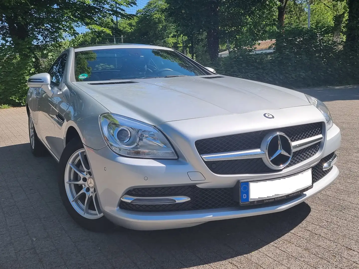 Mercedes-Benz SLK 200 SLK-Klasse (BlueEFFICIENCY) srebrna - 1