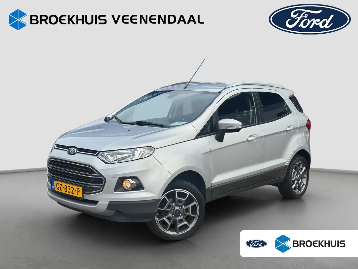 Ford EcoSport 1.0 EcoB 125PK Titanium | Cruise Control | Leder | Grijs - 1
