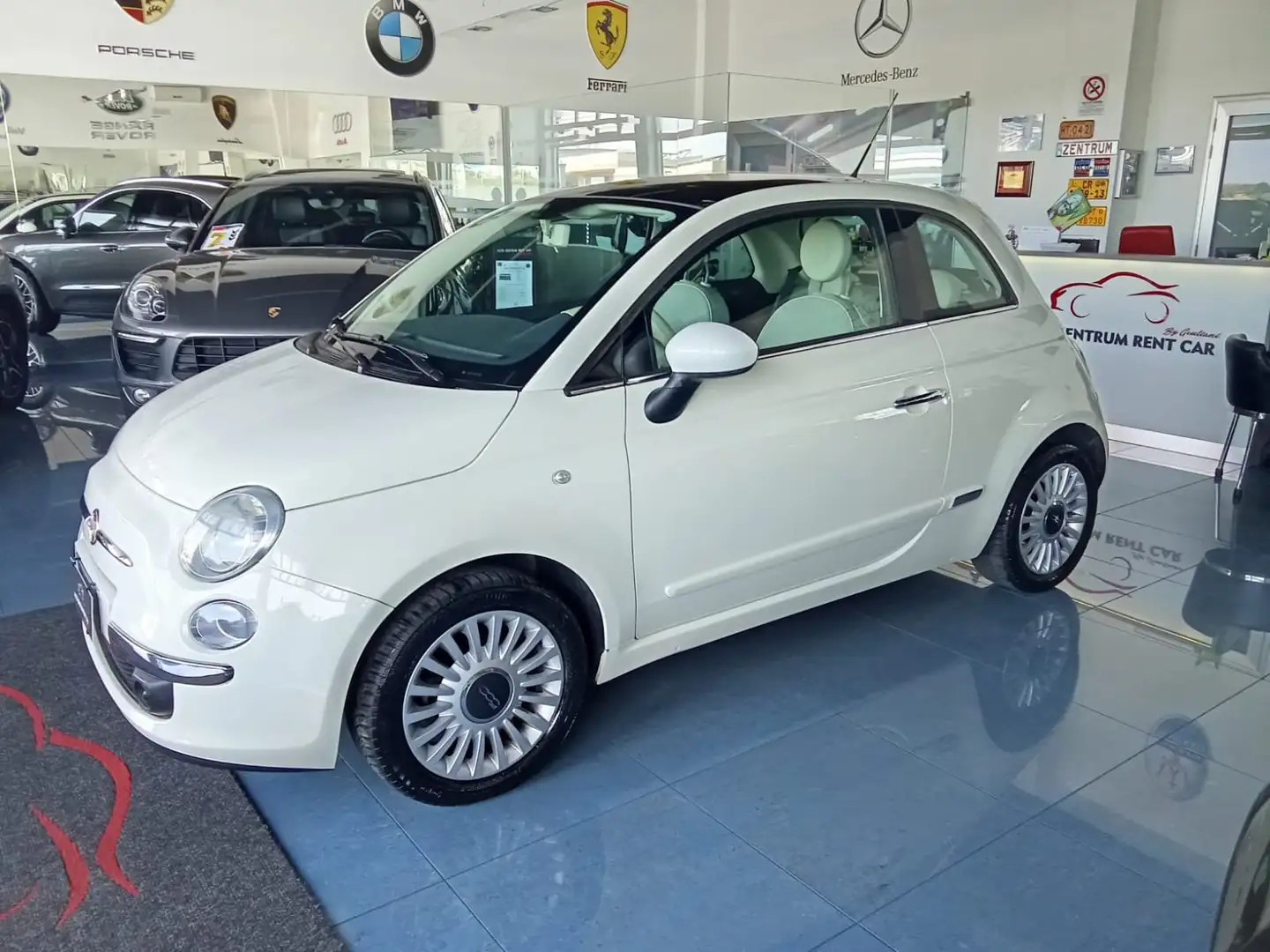 Fiat 500 500 1.2 Lounge 69cv Blanc - 2