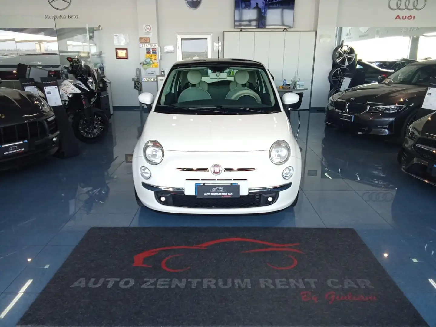 Fiat 500 500 1.2 Lounge 69cv Blanc - 1