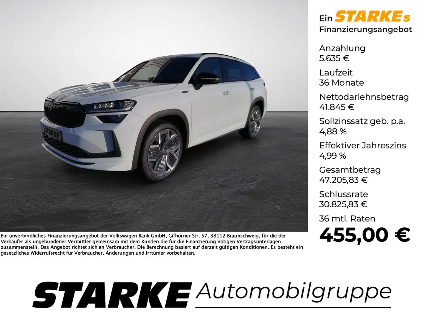Skoda Kodiaq Sportline 2.0 TDI DSG Sportline Weiß - 1