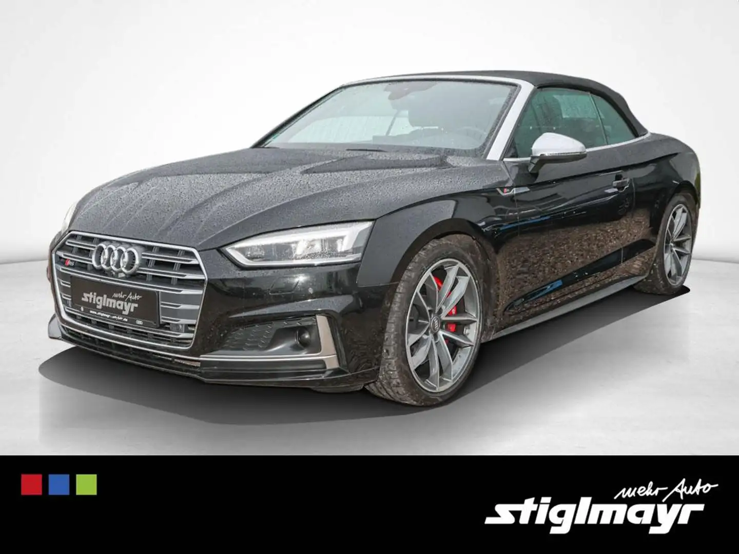 Audi S5 Cabriolet 3.0 TFSI Quattro LEDER+KAM+19`+SH Zwart - 1