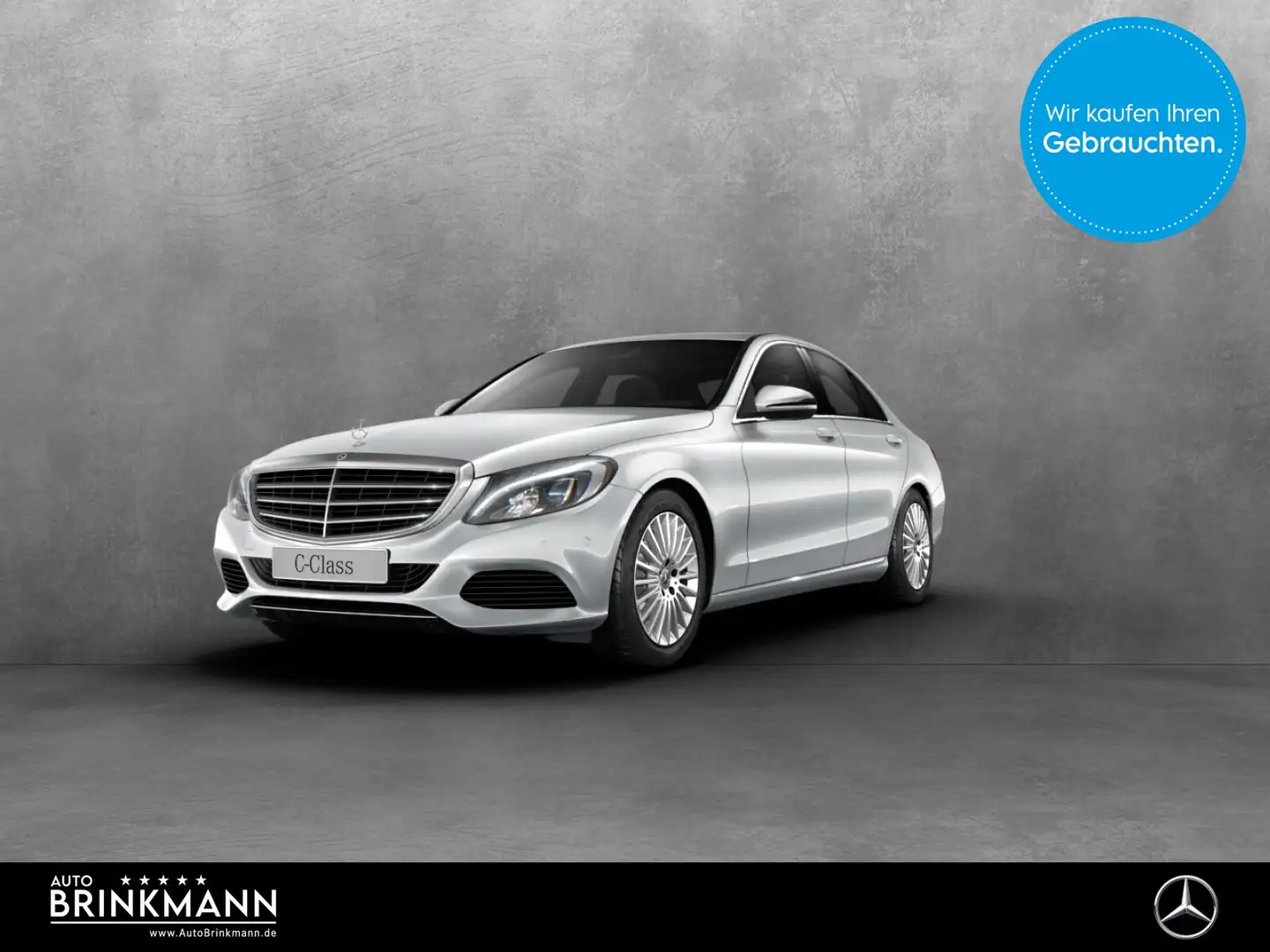 Mercedes-Benz C 180 C 180 EXCLUSIVE/LED/SHD SHZ/Parktronic/Autom./R-CD Silber - 1