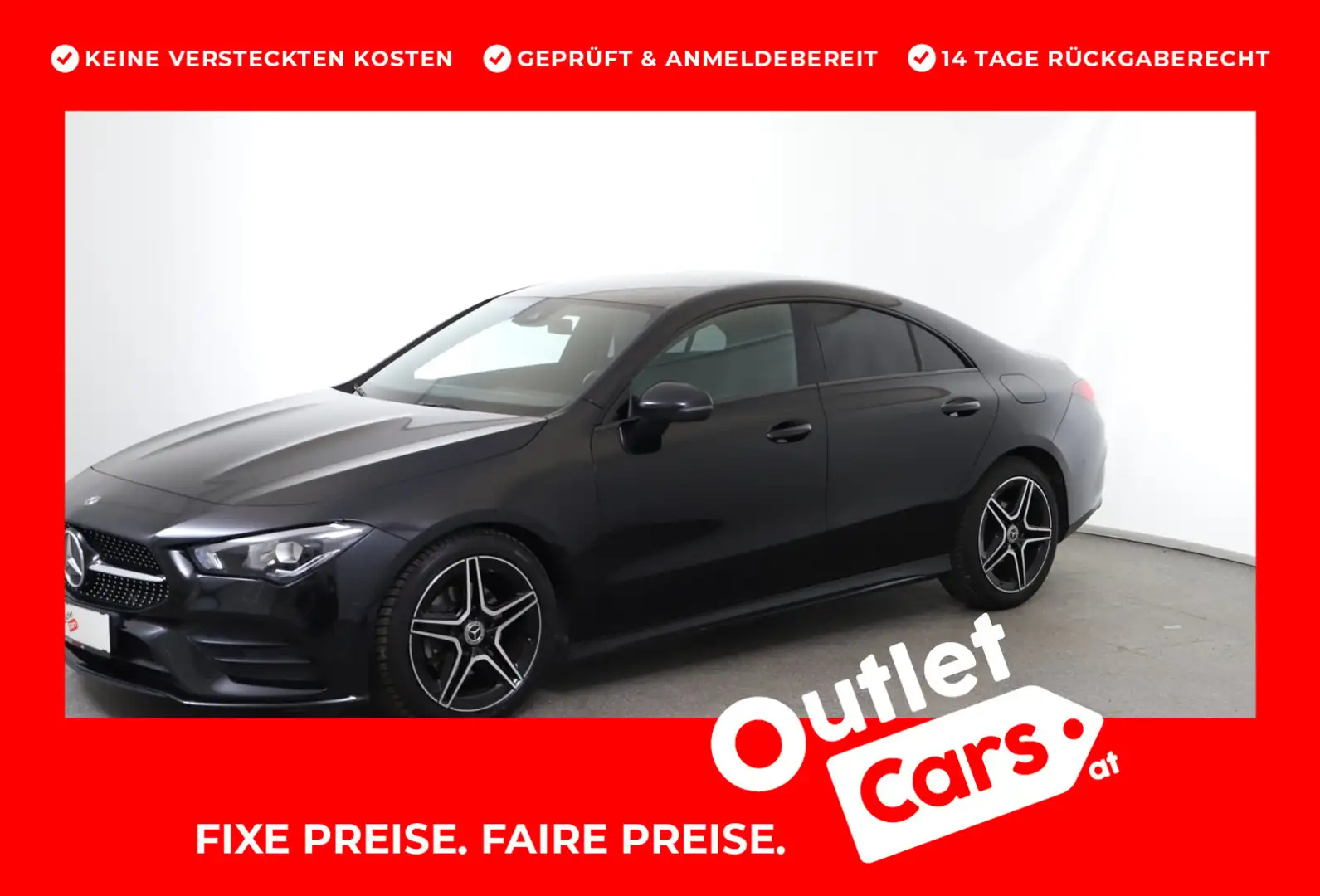 Mercedes-Benz CLA 180 180 d Aut. Schwarz - 1