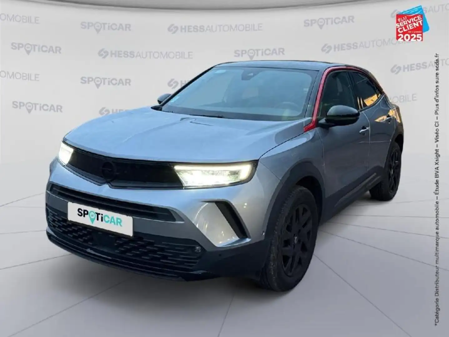 Opel Mokka 1.2 Turbo 136ch GS Carplay Gris - 1