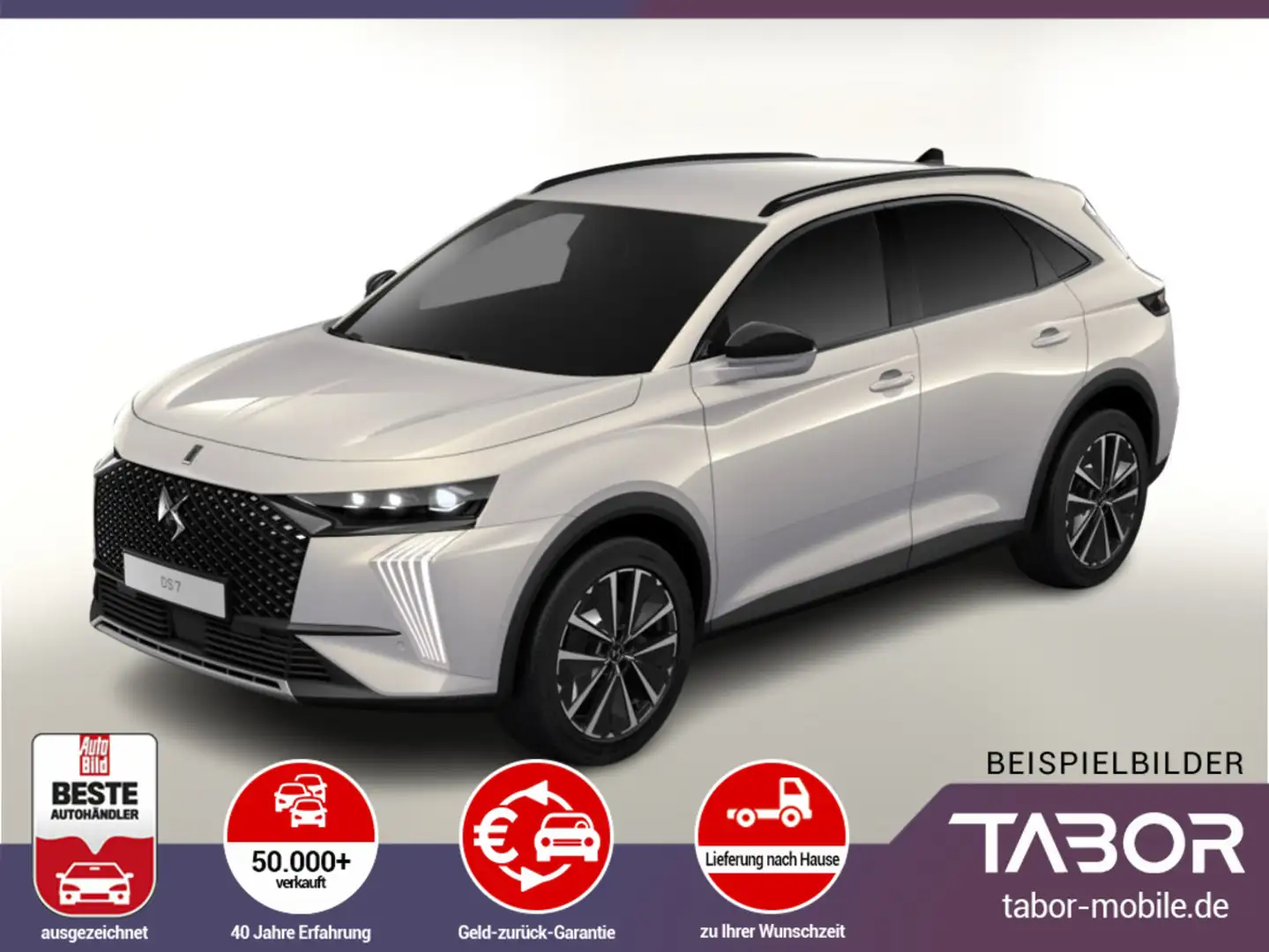 DS Automobiles DS 7 Crossback 130 EAT8 Pallas Pano LED Nav Keyl Kam SHZ PDC Grau - 1