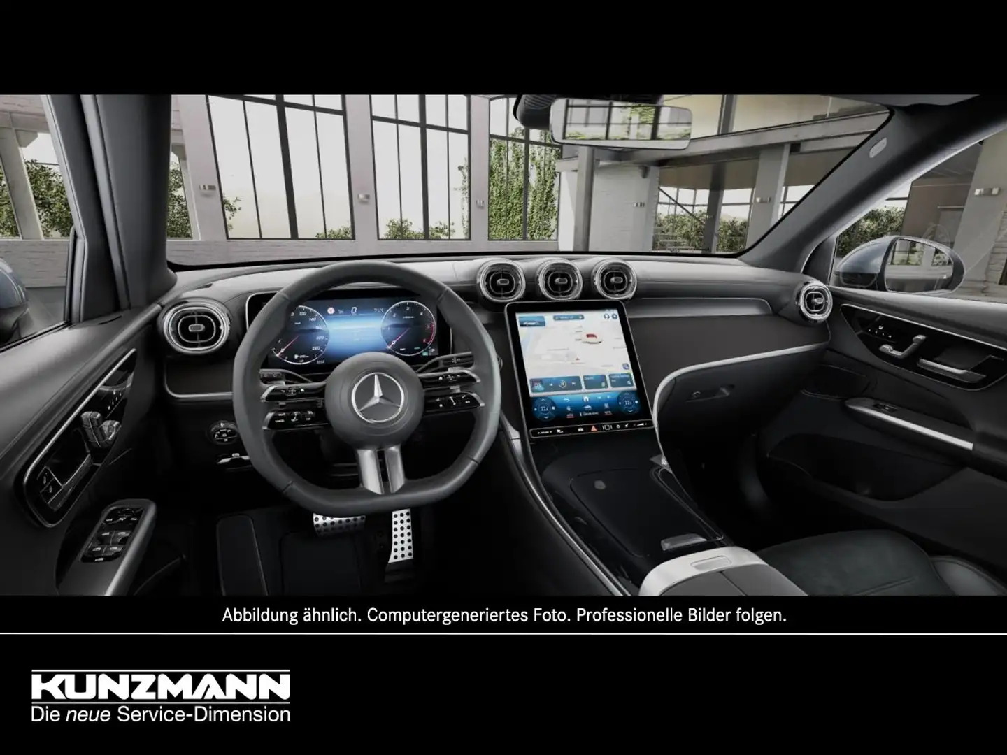 Mercedes-Benz GLC 220 d 4MATIC AMG Navi Panorama Memory 360° Argintiu - 2