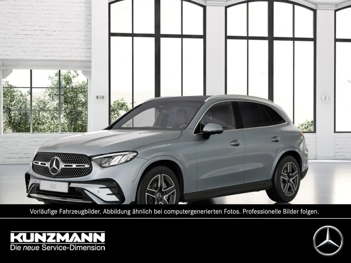 Mercedes-Benz GLC 220 d 4MATIC AMG Navi Panorama Memory 360° Argintiu - 1