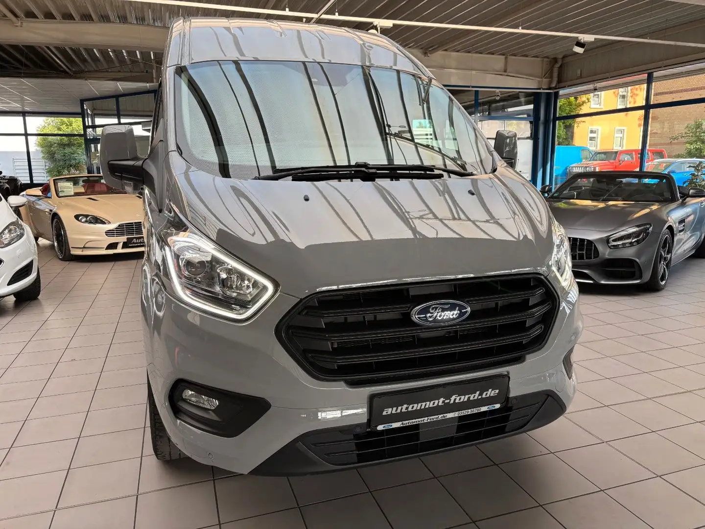Ford Transit Custom Kasten 280 L1 Trend*Klima*DAB*LMR Grijs - 2